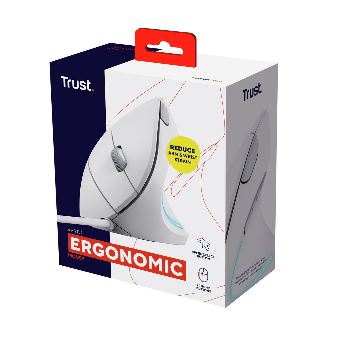 EAN 8713439251333 - Trust Verto ratón Oficina mano derecha USB tipo A Óptico 1600 DPI imagen 7