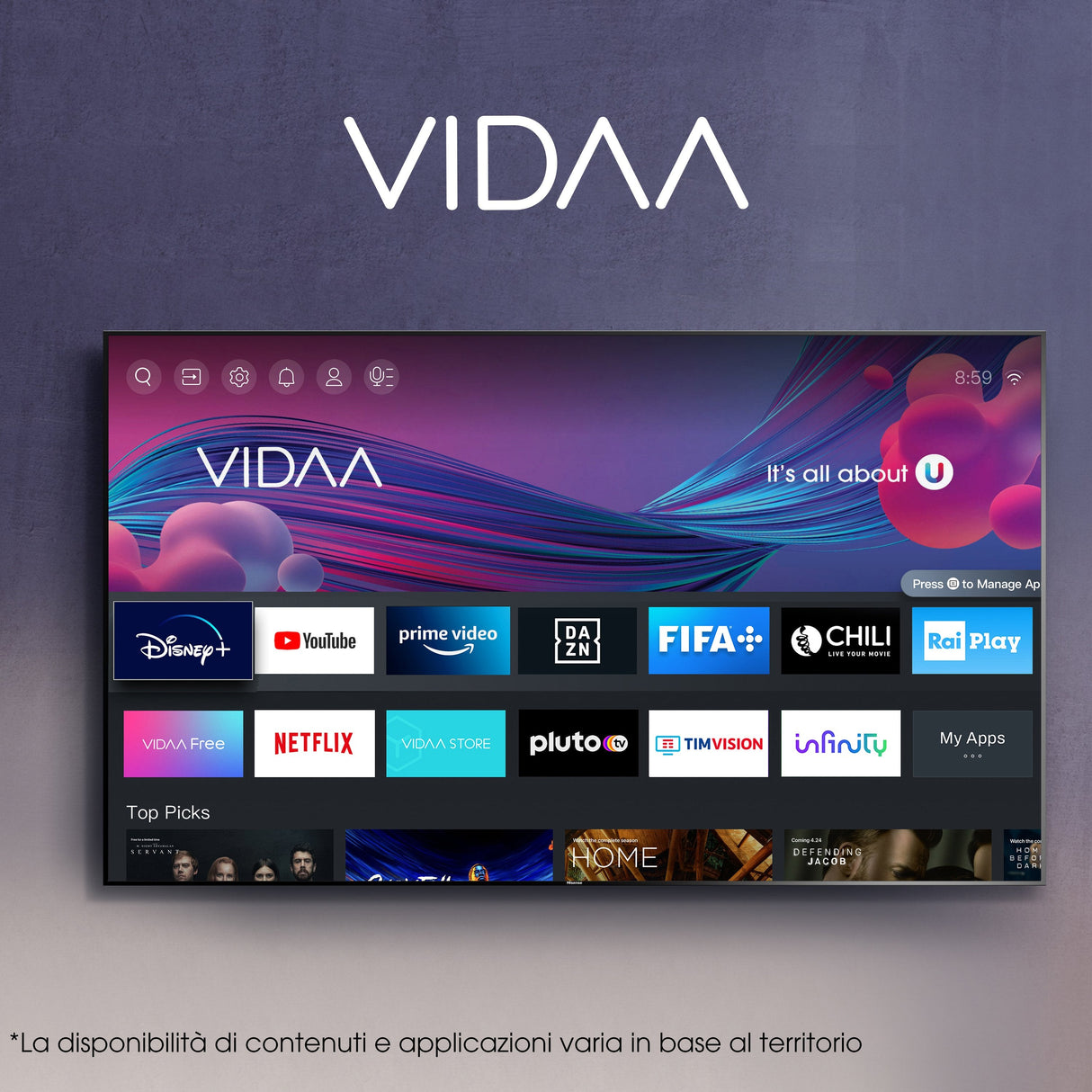 Televisor Hisense Dled 40a4k 40' Full Hd Smart Tv Wifi