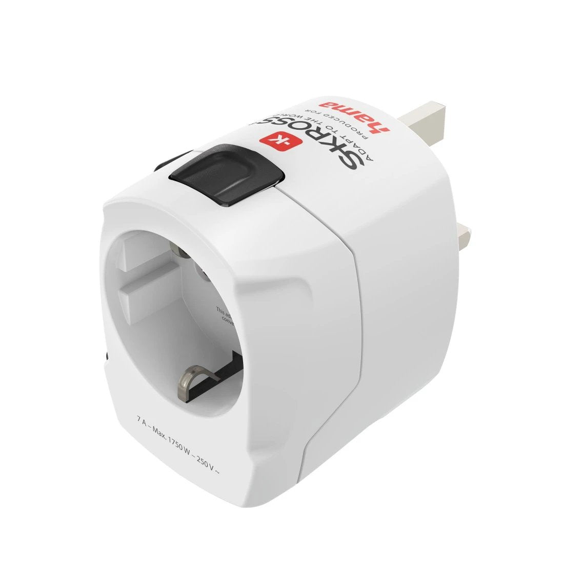 Hama World Travel Pro Adaptador Universal De Viaje - Mas De 150 Paises - 250v, 7a - Blanco