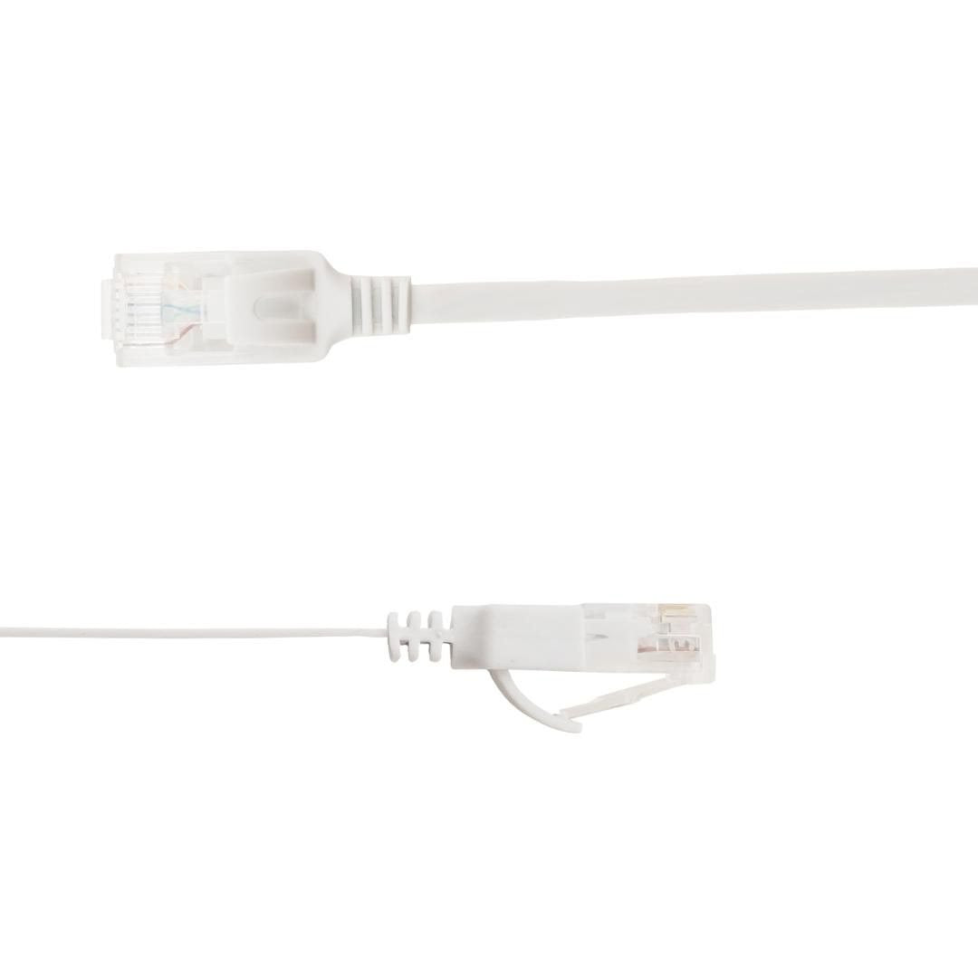 Flat U/Utp Cat6a White 4m Awg 34/7, Pvc, 1x4mm Utp-Fl6a-00400-Wh