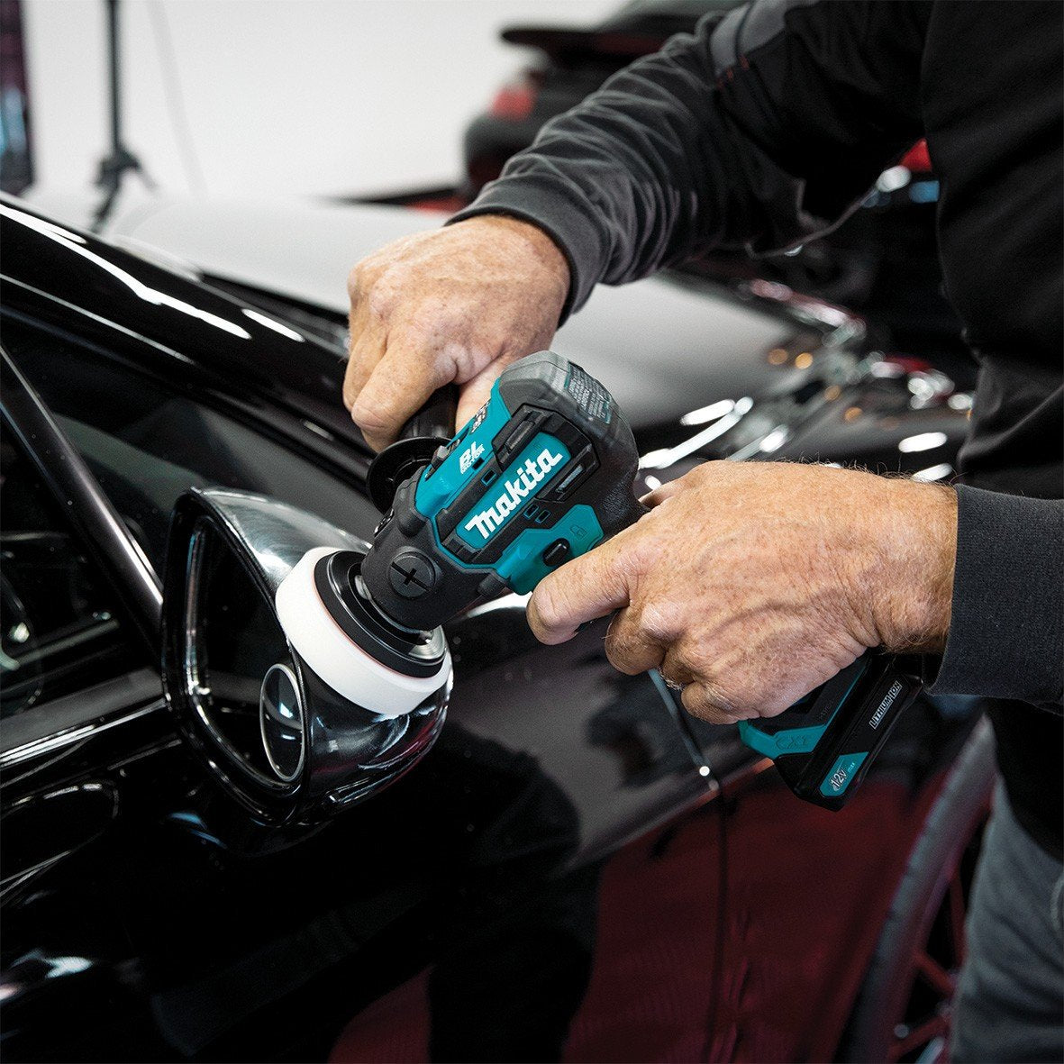 Makita Amoladora Y Pulidora Inalámbrica Pv301dz, 12 Voltios, Máquina Pulidora Pv301dz