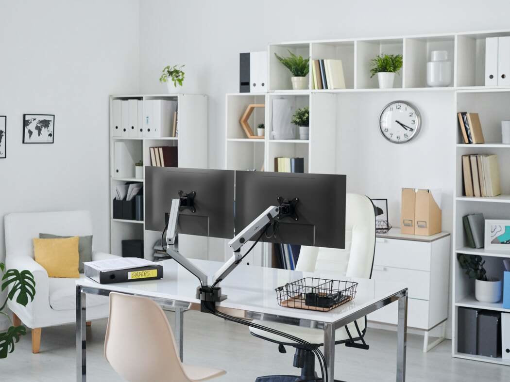 Durable 509723 Soporte Para Monitor 81,3 Cm (32") Abrazadera Plata