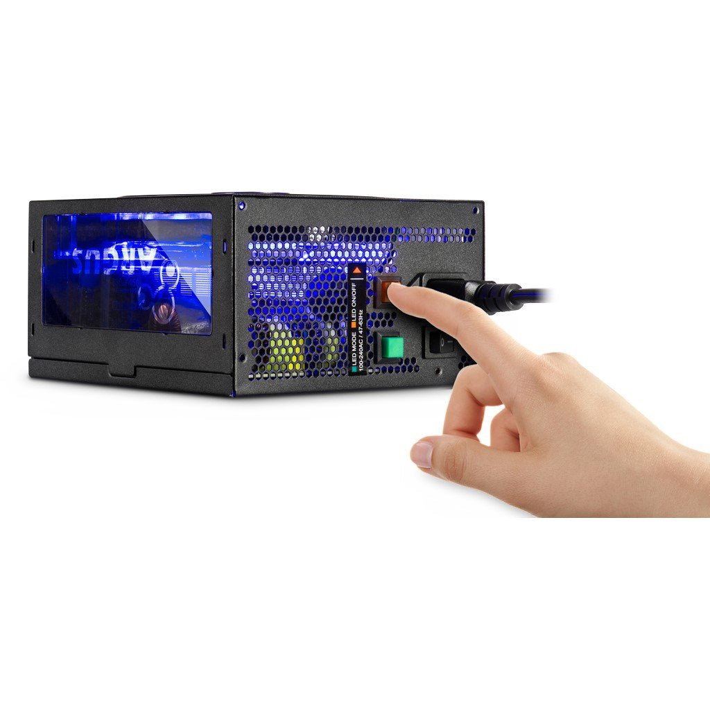 EAN 4260455644952 - Inter-Tech Argus RGB-700W II unidad de fuente de alimentación 20+4 pin ATX ATX Negro imagen 2