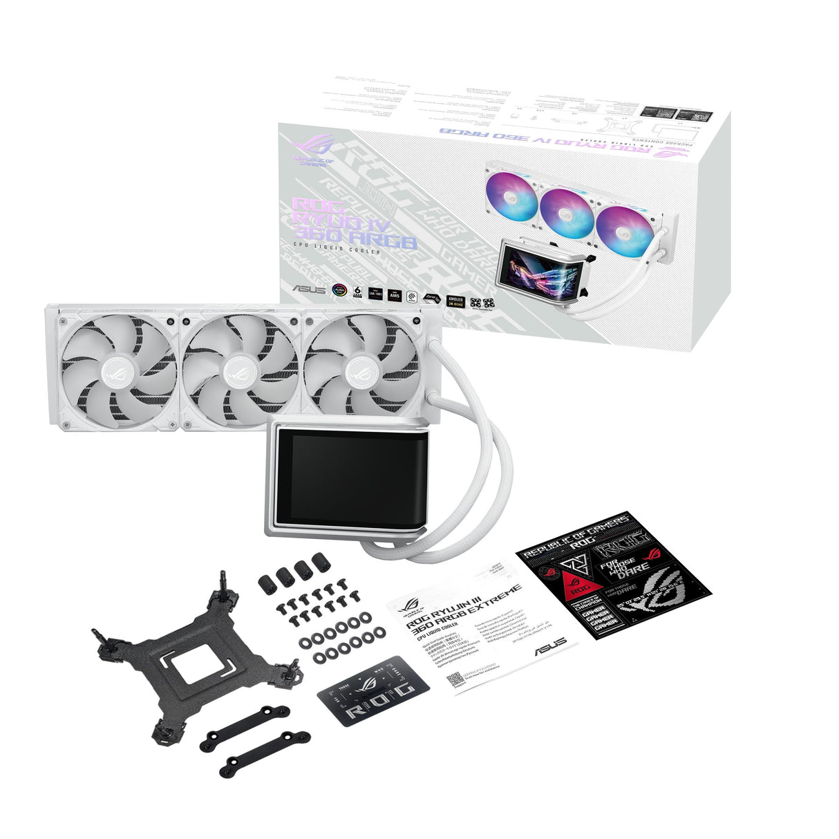 Refrigeracion Liquda Cpu Asus Wak Rog Ryuo Iv 360 Argb Wht