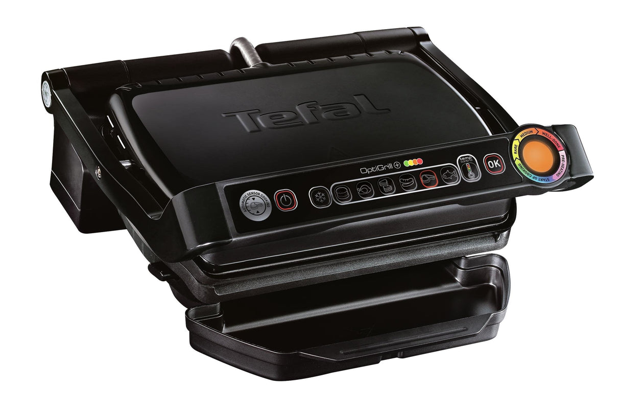 Grill Electric Tefal Optigrill+ Gc 7148 (Contact Grill; 2000w; Black Color)