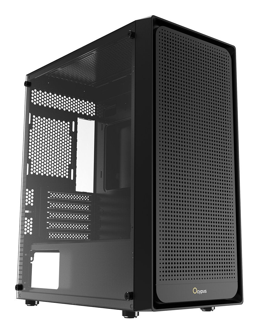 Ocypus Gamma C50 (Negro, Tempered Glass) Gamma-C50-Bkg000xx-Gl