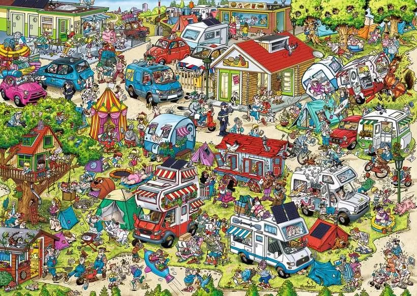Puzzle Ravensburger The Campsite 12000721