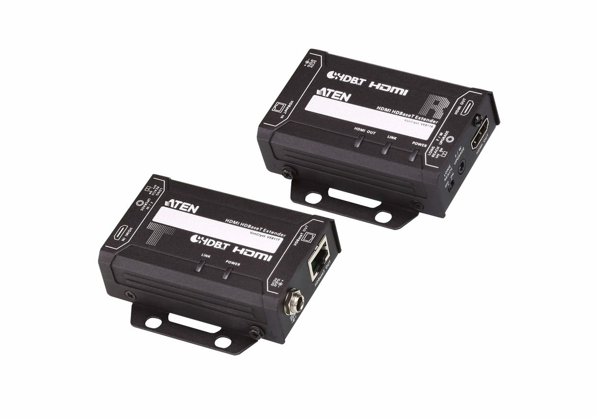 EAN 4719264645747 - ATEN VE811-AT-G extensor audio/video Transmisor y receptor de señales AV Negro imagen 1