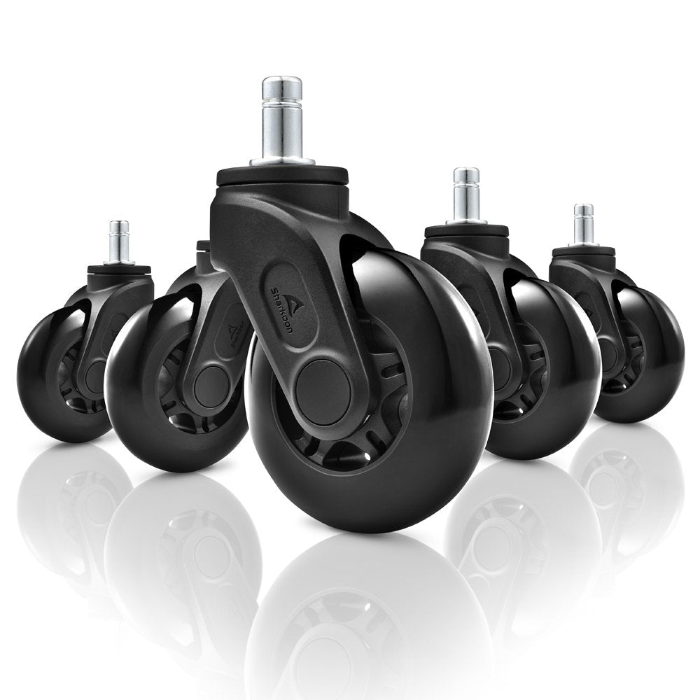 EAN 4044951030132 - Sharkoon SW10 Negro Plástico PU Ruedas giratorias imagen 1