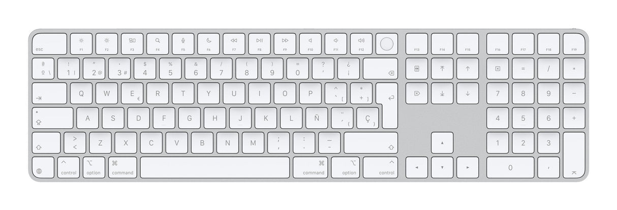 EAN 0195949655173 - Apple Magic teclado Universal USB + Bluetooth QWERTY Español Blanco imagen 1
