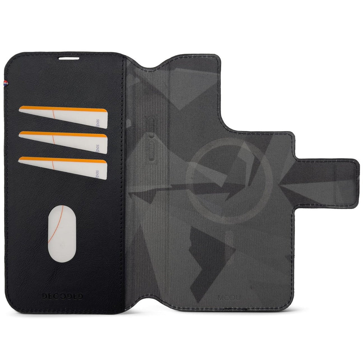 EAN 8720593006914 - Decoded Modu Wallet funda para teléfono móvil 17 cm (6.69") Funda cartera Negro imagen 3