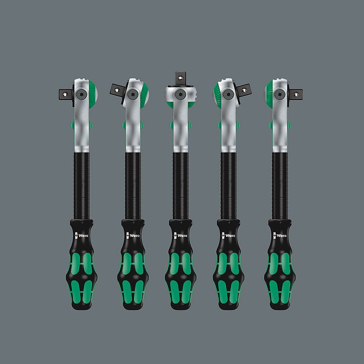 Wera 8100 Sa 9 Zyklop Speed Juego De Trinquete, 1/4 Drive Imperial