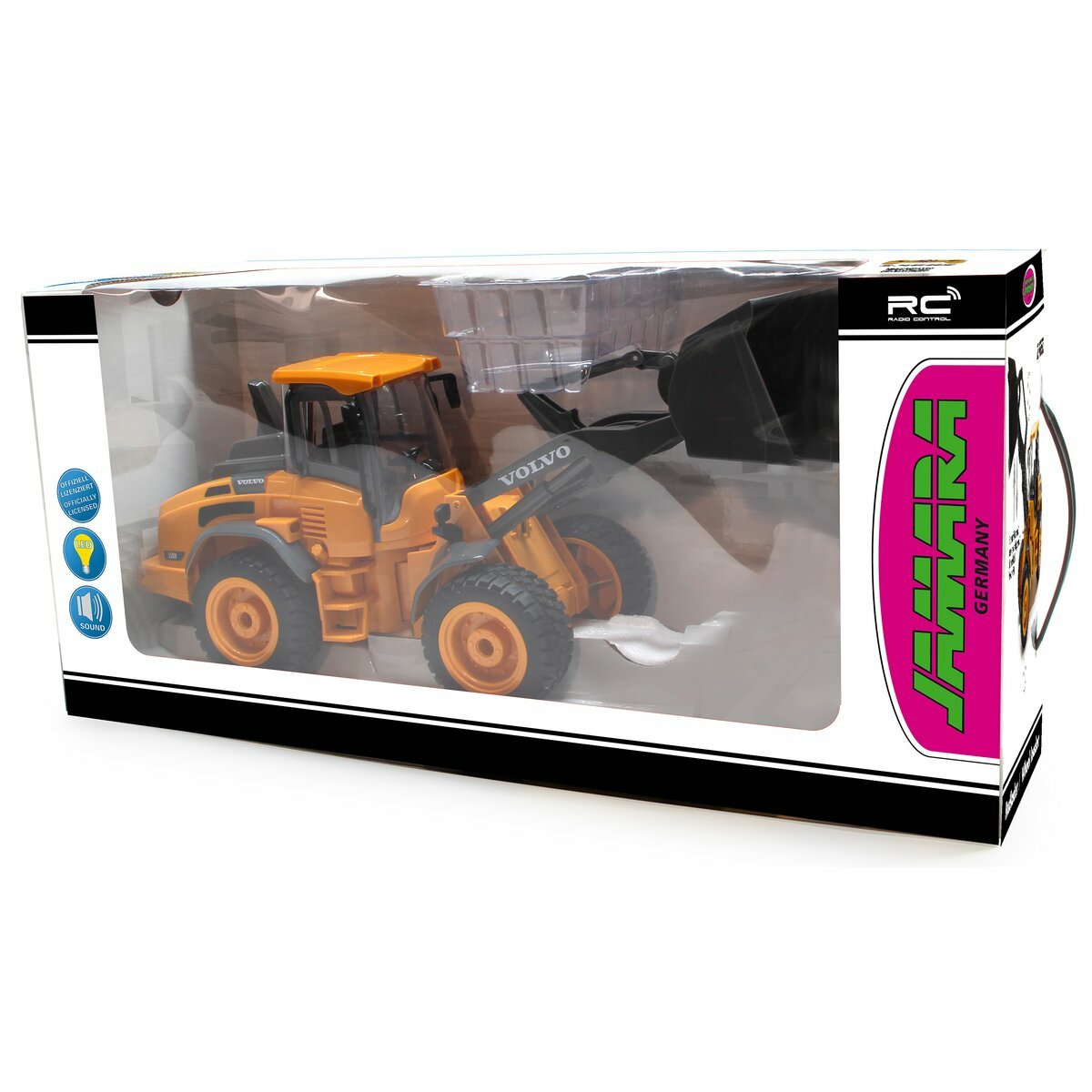 Jamara Rc Excavadora L50 Volvo Amarillo 6+
