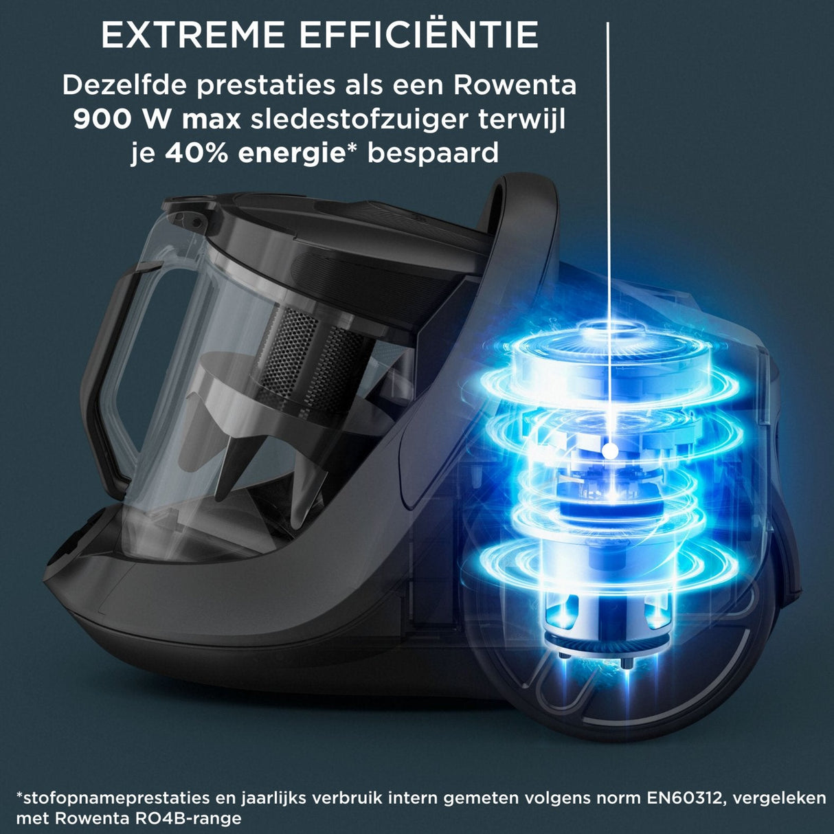 Aspiradora Rowenta Green Force Cyclonic Effitech Ro7c36 Negro/Gris Ro7c36