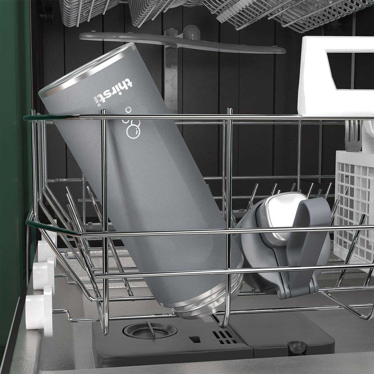 Termo Ninja Trinkflasche 530ml -Gris