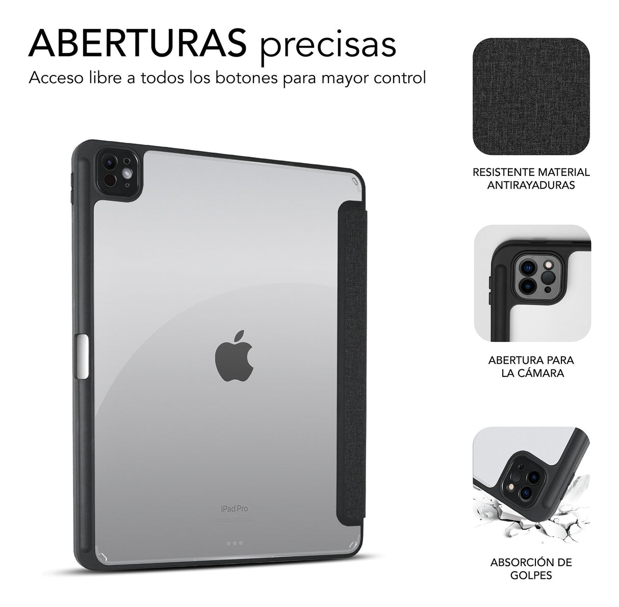 EAN 8436586743154 - SUBBLIM SUBCST-5SC421 funda para tablet 32,8 cm (12.9") Folio Negro imagen 7