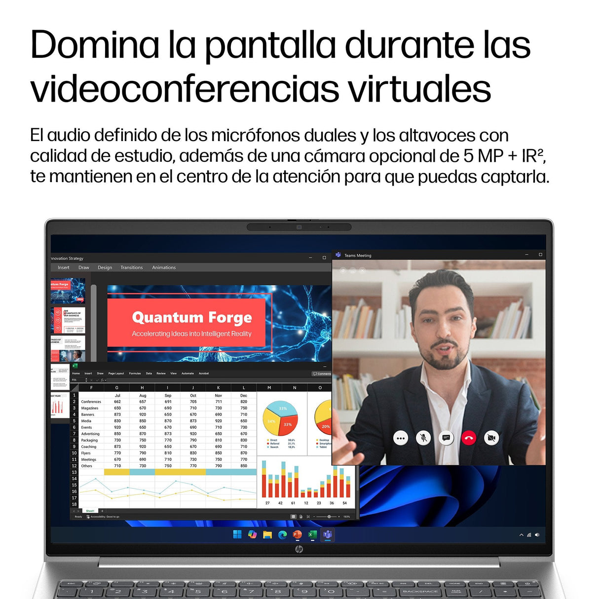 Hp Probook 4 G2ah Notebook Diseño De Bisagra En 177 Grados Amd Ryzen 5 220 / Hasta 4.9 Ghz Win 11 Pro Radeon 740m 16 Gb Ram 512 Gb Ssd Nvme 16" Ips 1920 X 1200 Gigabit Ethernet Wi-Fi 7 Bluetooth 6.0 Pike Silver (Plateado) Kbd: Esp