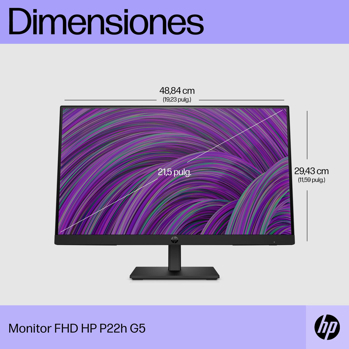 EAN 0196548131686 - HP P22h G5 FHD Monitor pantalla para PC 54,6 cm (21.5") 1920 x 1080 Pixeles Full HD LCD Negro imagen 13