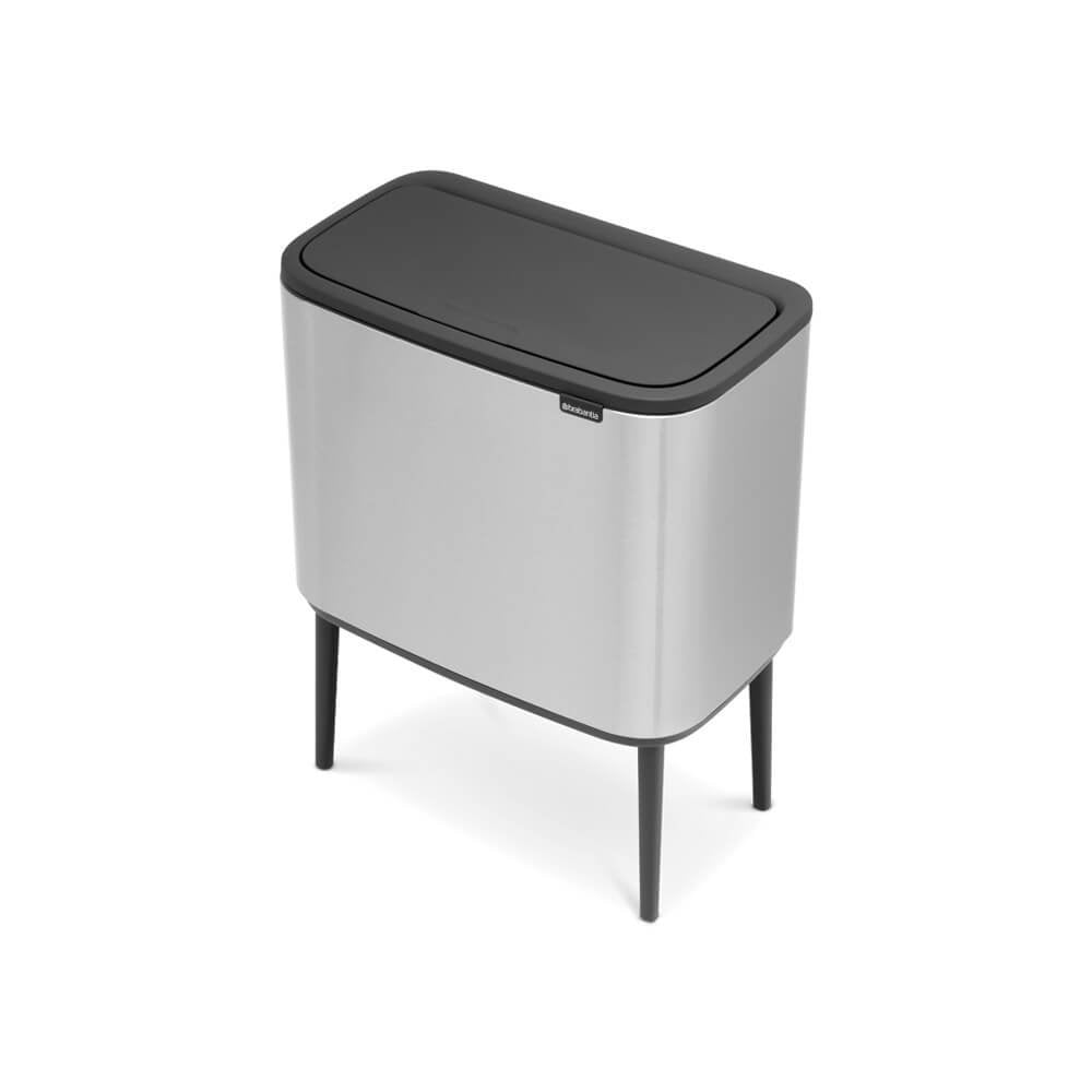 Brabantia 316227 Papelera 34 L Rectangular Plástico, Acero Acero Inoxidable