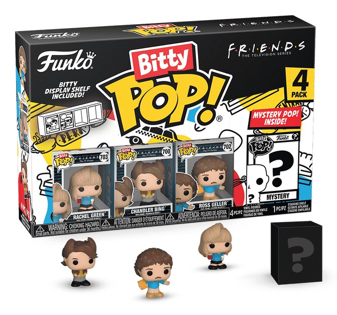 Blister 4 Figuras Bitty Pop Friends Rachel