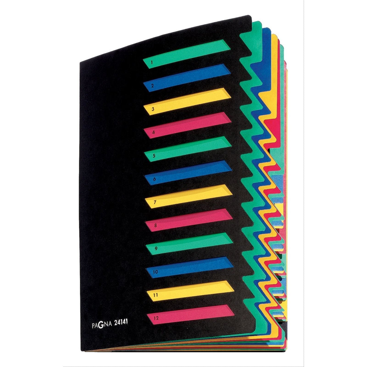 Pagna Carpeta Organizadora 12 Compartimentos - Negro