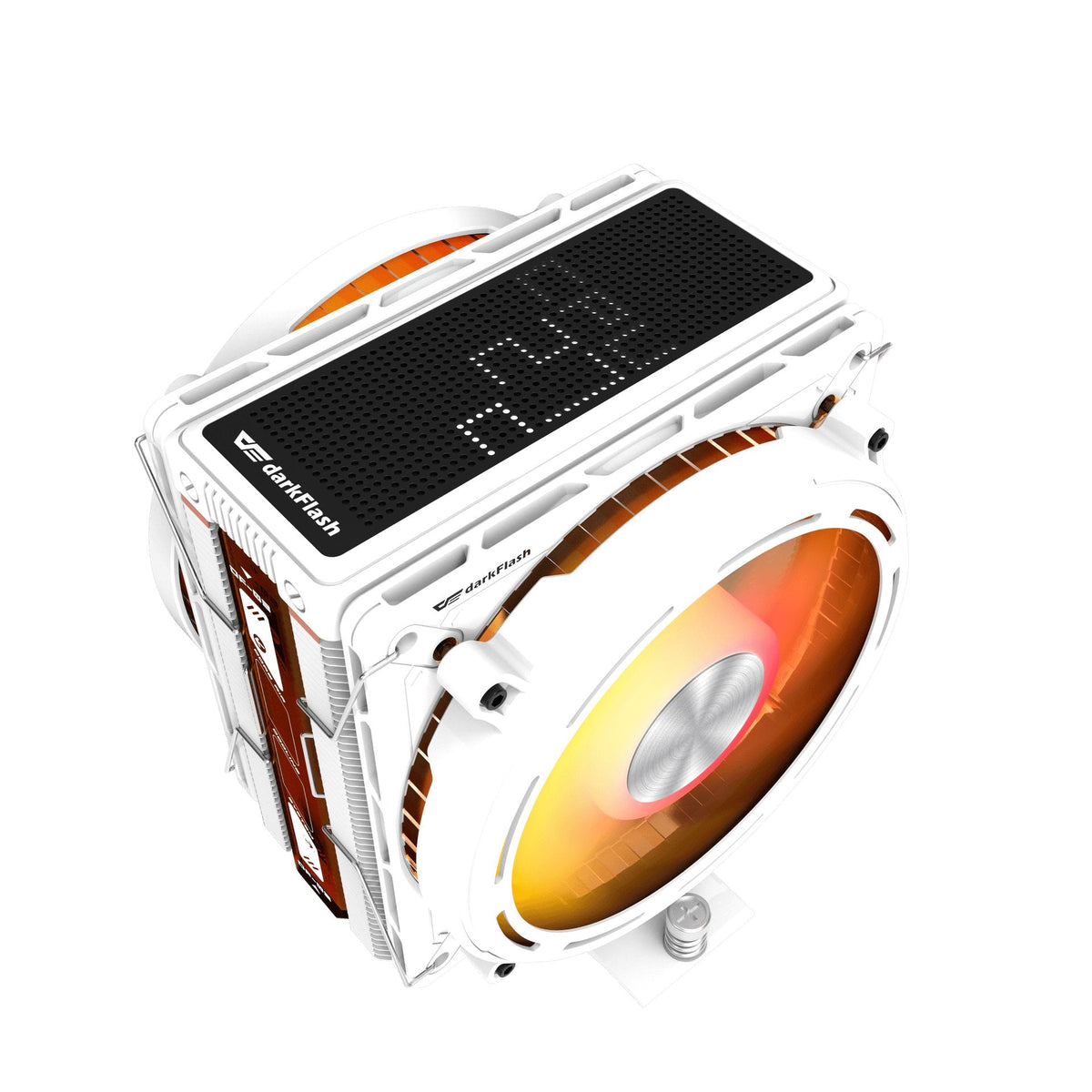 Ventilador Universal Explore E400 Plus A-Rgb Blanco Darkflash Ventilador De 120 Mm / Argb / 230 W Tdp / 1851/1700/1200/115x Y Amd Am5/Am4