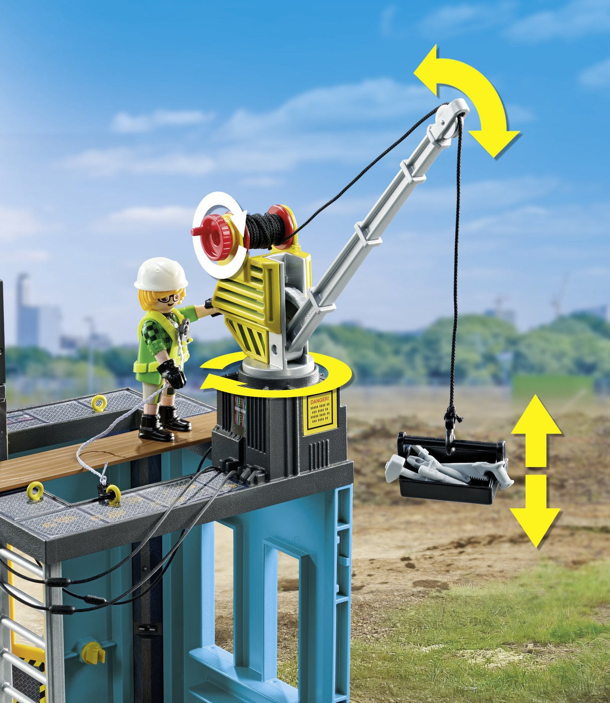 Playmobil 71650 Action Heroes Obra, Juguete De Construcción 71650