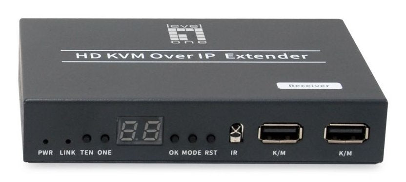 EAN 4015867239063 - LevelOne HVE-6701R extensor audio/video Receptor AV Negro imagen 1