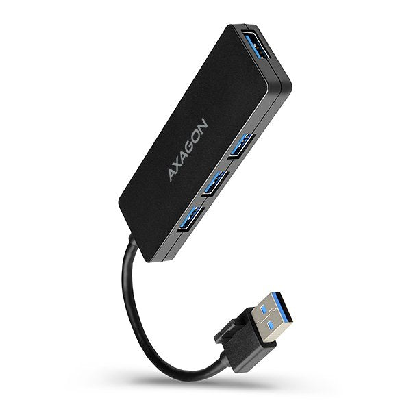 EAN 8595247904362 - Axagon HUE-G1A hub de interfaz USB 3.2 Gen 1 (3.1 Gen 1) Type-A 5000 Mbit/s Negro imagen 1