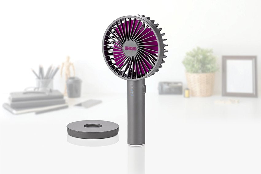 86629 Handventilator Breezy Ii Purple 4w 5 Geschwindigkeitsstufen Ø10cm