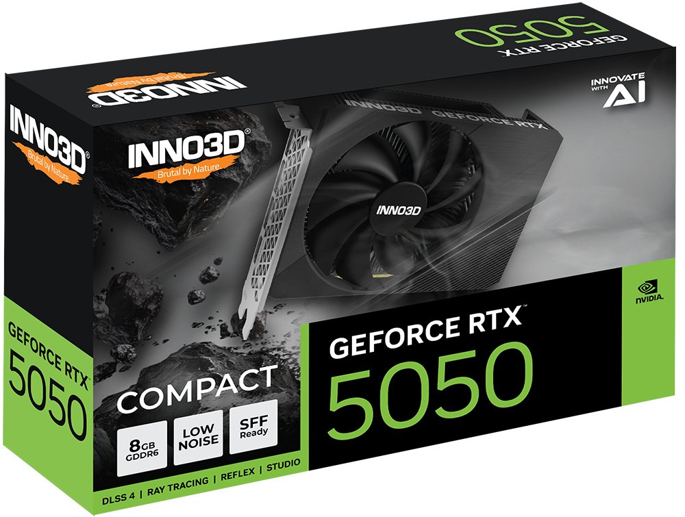 Inno3d Geforce Rtx 5050 Compact Nvidia 8 Gb Gddr6