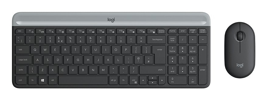 EAN 5099206086548 - Logitech 920-009198 teclado Ratón incluido Universal RF inalámbrico QWERTY Español Grafito imagen 1