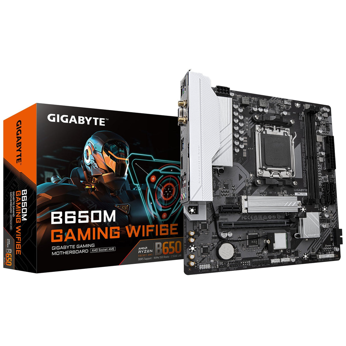 Placa Base Gigabyte B650m Gaming Wifi6e Am5 2xddr5 1xm.2 4xsata