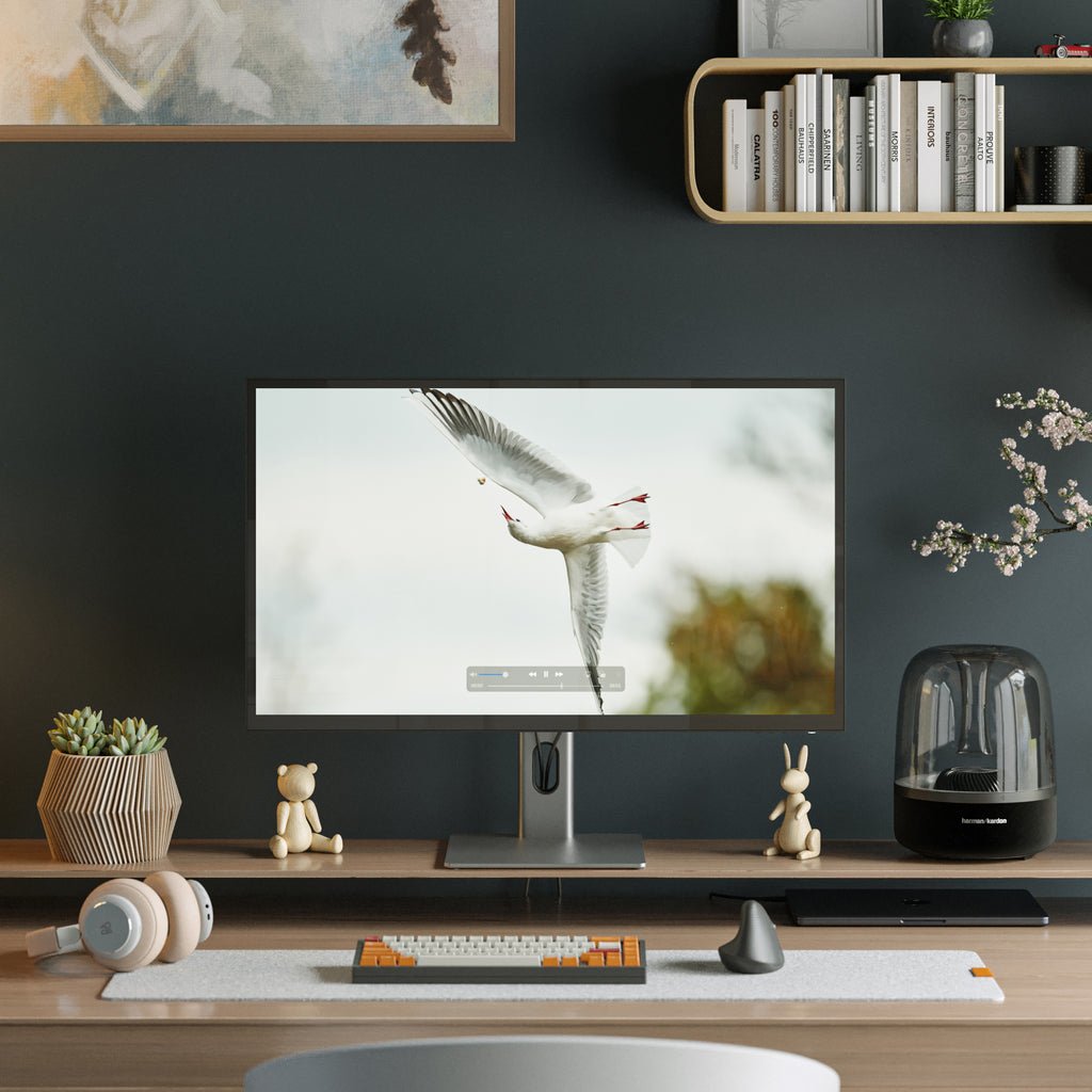 Monitor Alogic 32" 32c4kpd Led 3840 X 2160 Pixeles 4k Ultra Hd Aluminio, Negro