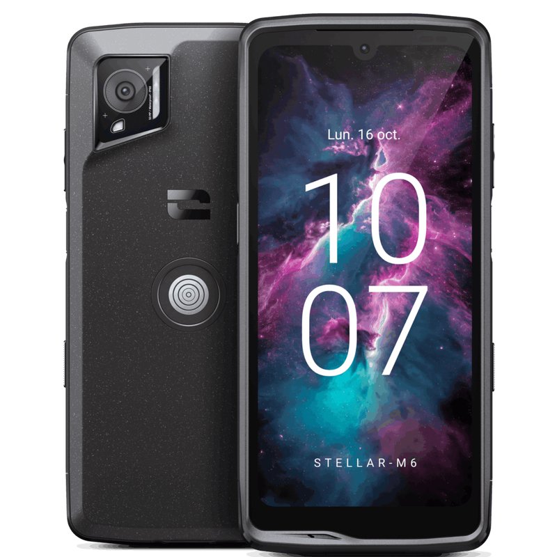 Smartphone Crosscall Stellar-M6 15,5 Cm (6.1") Sim Doble Android 14 5g Usb Tipo C 6 Gb 128 Gb 4500 Mah Negro