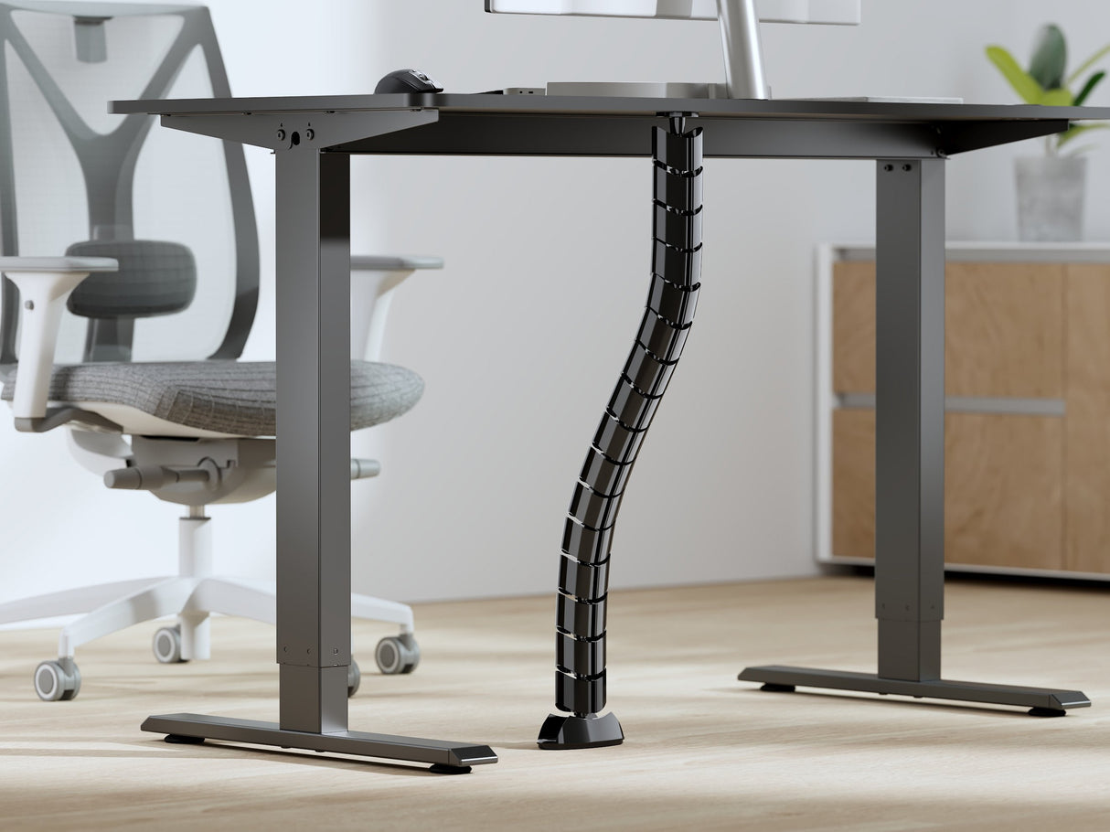 Equip 650861 Organizador De Cables Escritorio Pasacables Negro 1 Pieza