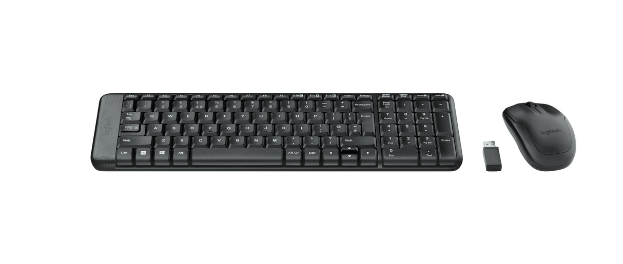 Logitech Wireless Combo Mk220juego De Teclado Y Ratninalmbrico2.4 Ghzgriego
