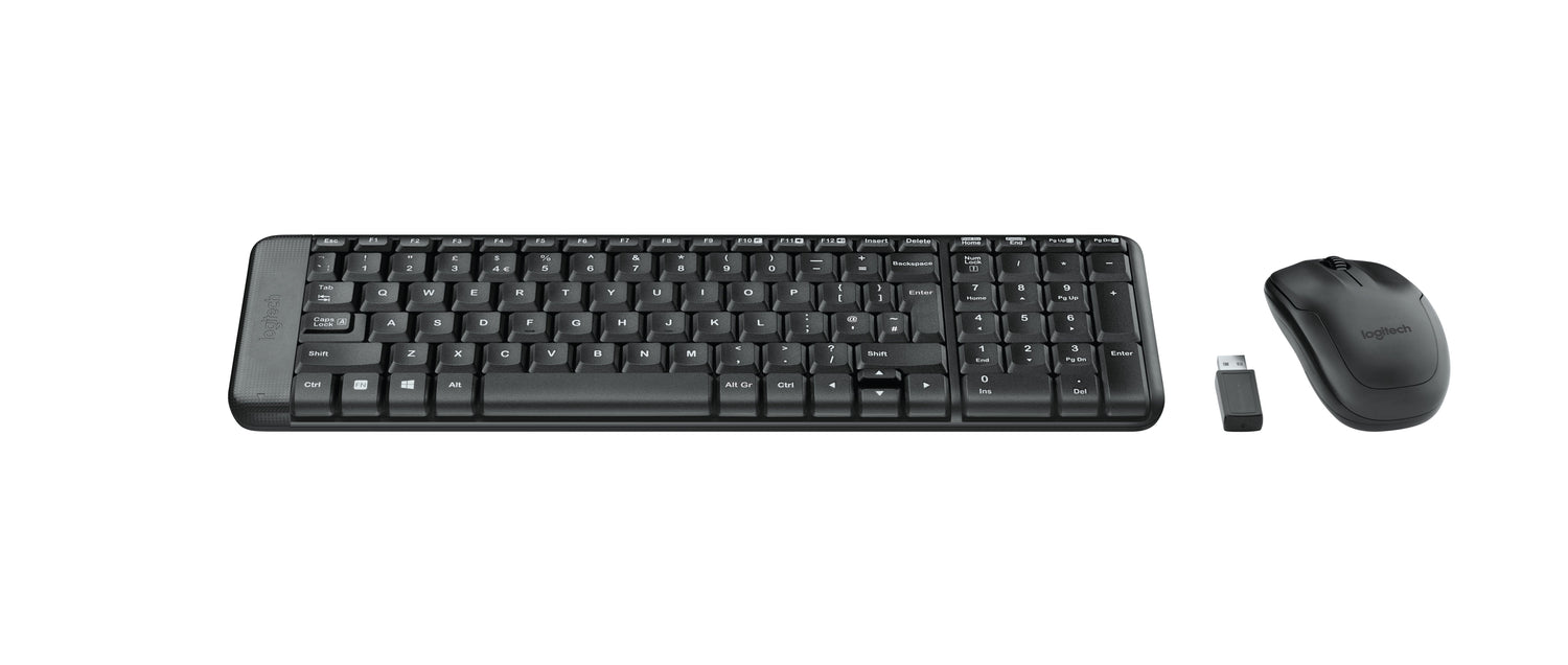 Logitech Wireless Combo Mk220juego De Teclado Y Ratninalmbrico2.4 Ghzgriego