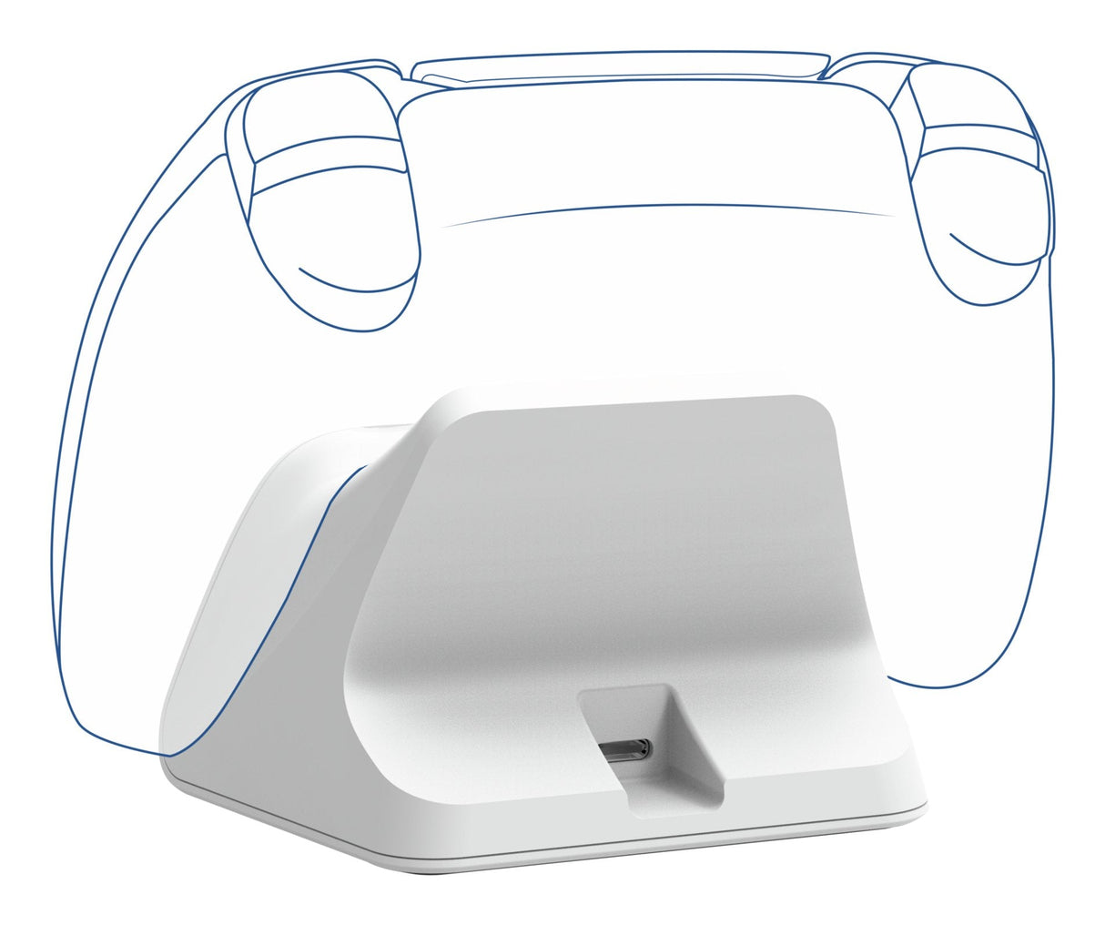 Base De Carga Rapida Para Ps5 Gxt 255 Blanco Trust Soporte De Carga Rápida / Indicadores Lumínicos