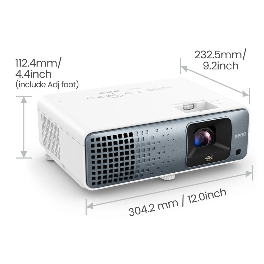 Proyector Benq Tk710 De Alcance Estándar 3200 Lúmenes Ansi Dlp Uhd 4k (3840x2160) 3d Negro, Blanco