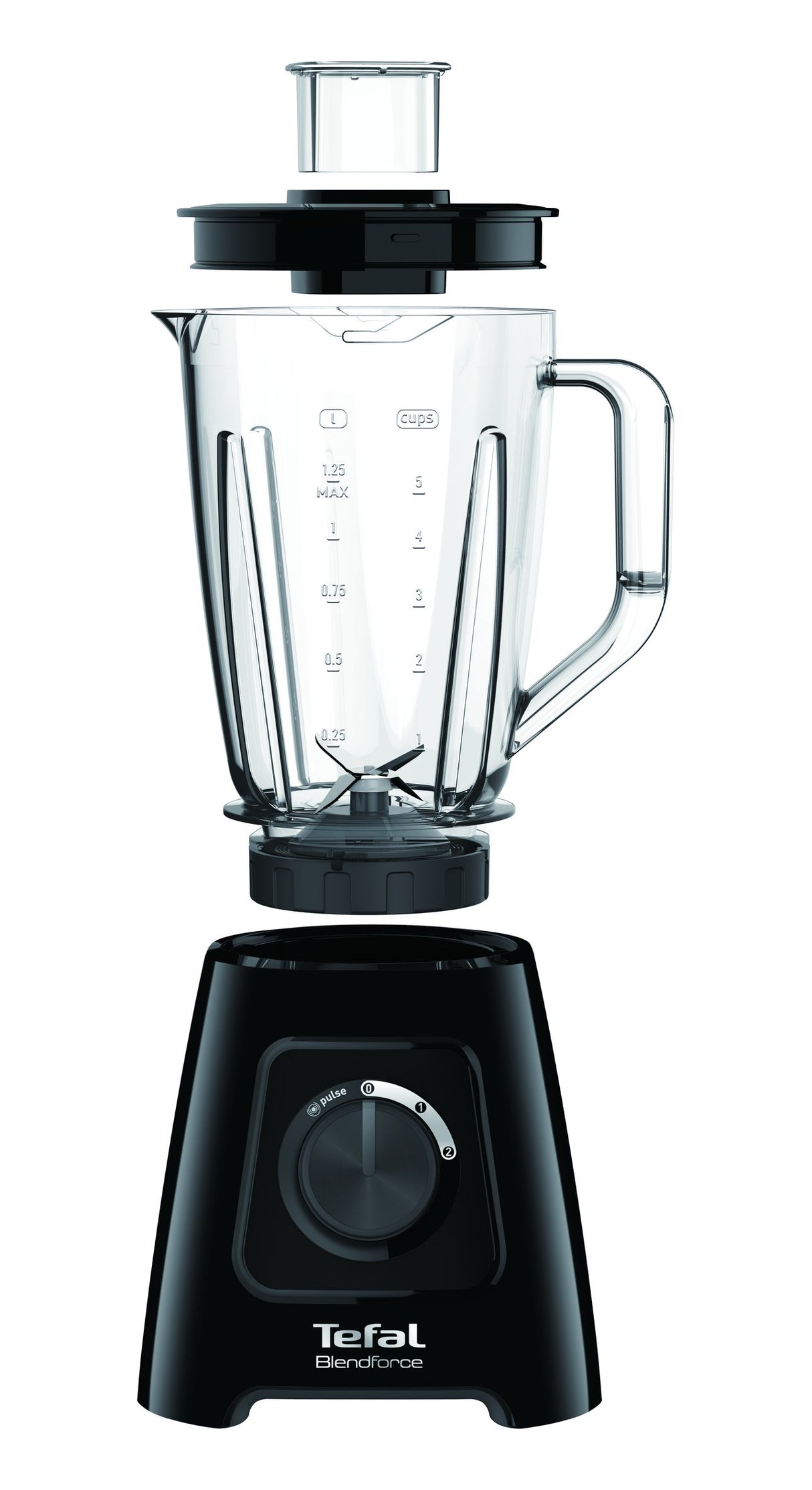 EAN 3016661151361 - Tefal BlendForce II BL4208 licuadora 1,25 L Batidora de vaso 600 W Negro imagen 2