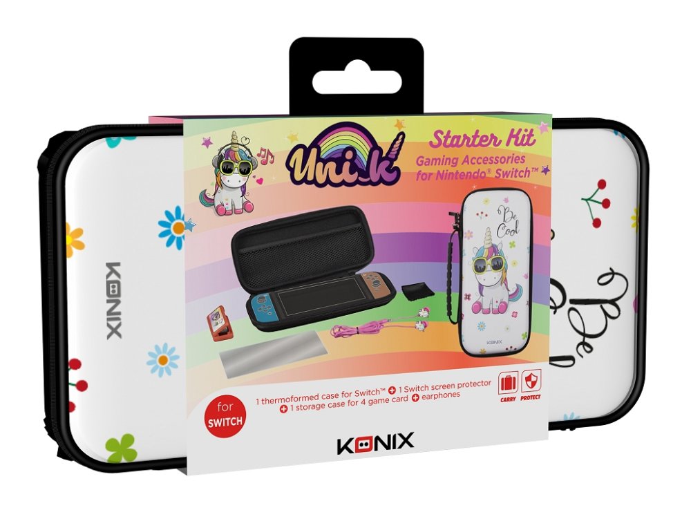 Kit De Inicio Para Nintendo Switch Konix Unik Starter Pack