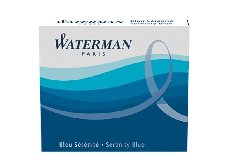 Cartucho De Tinta Waterman Inter. Serenity Blue 6 Piezas