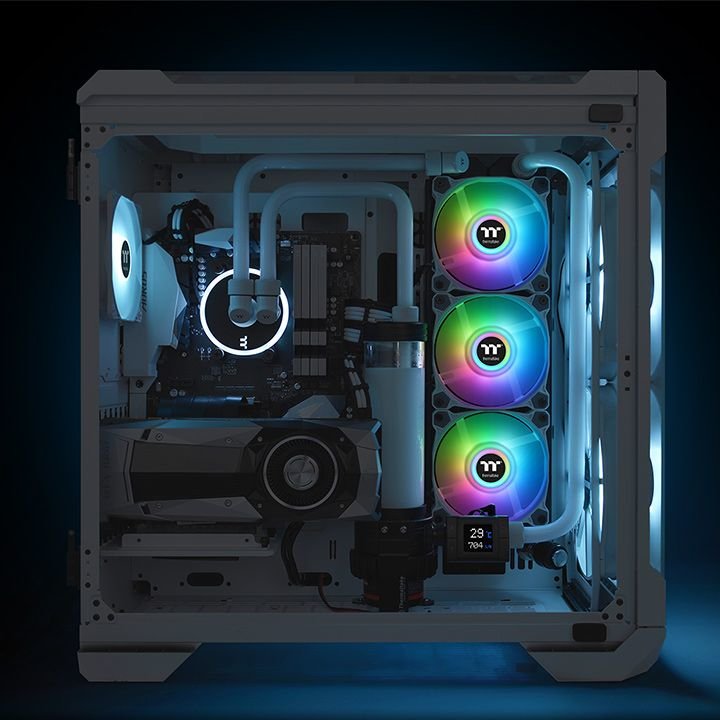 EAN 4713227524179 - Thermaltake Pure Duo 14 Universal Ventilador 14 cm Blanco 2 pieza(s) imagen 6