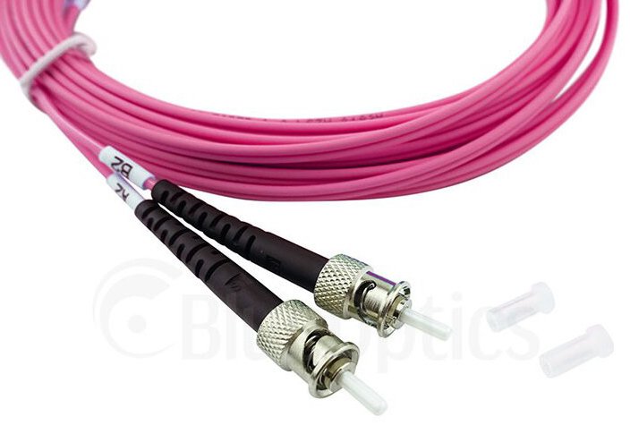 Blueoptics Sfp3133fu2mk Cable De Fibra Optica 2 M Lc St Om4 Rojo