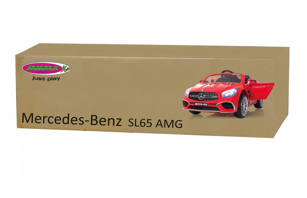 Jamara Ride-On Mercedes-Benz Amg Sl65, Vehículo Infantil Rojo, 12v Con Mando A Distancia