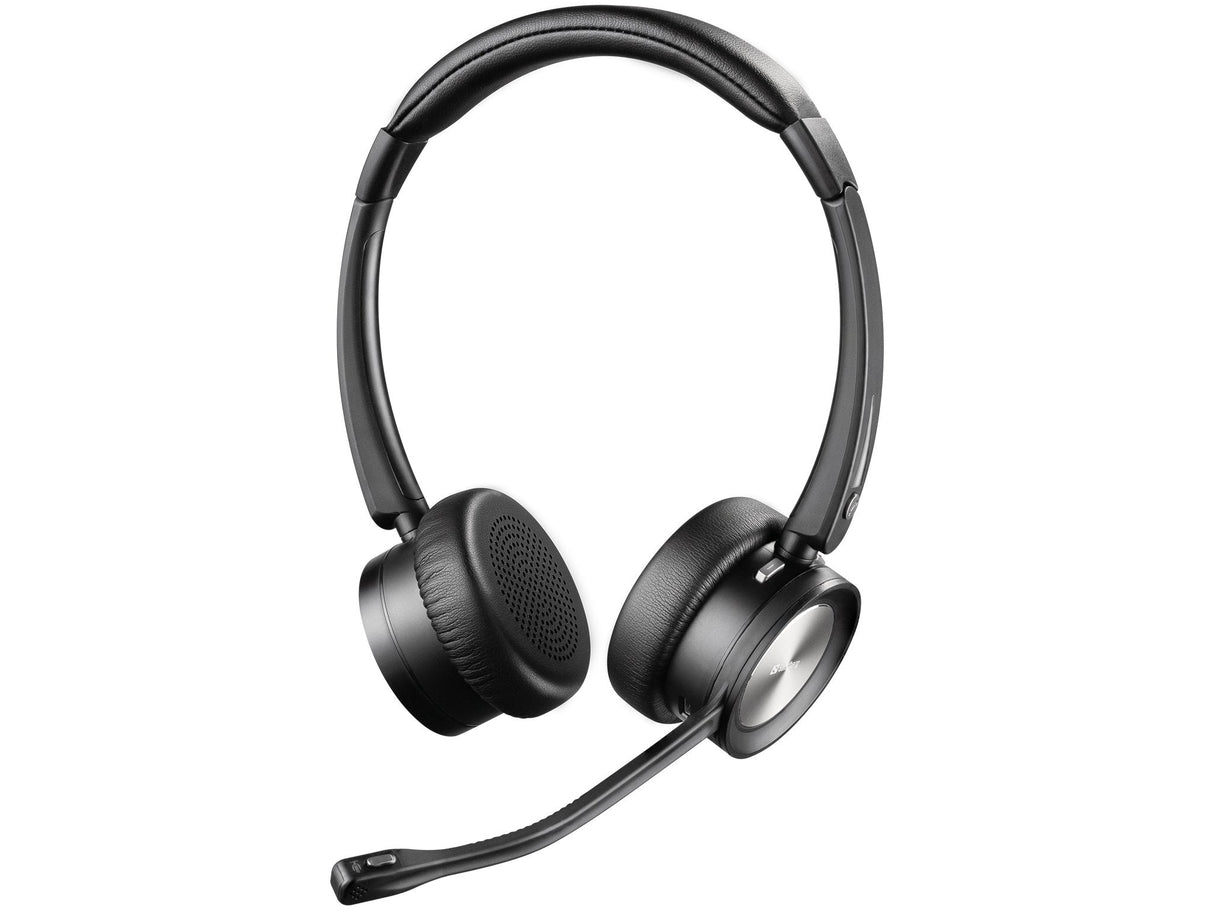 Sandberg Bluetooth Office Headset Pro+ - Kopfhörer - Kopfband - Büro/Callcenter - Schwarz - Binaural