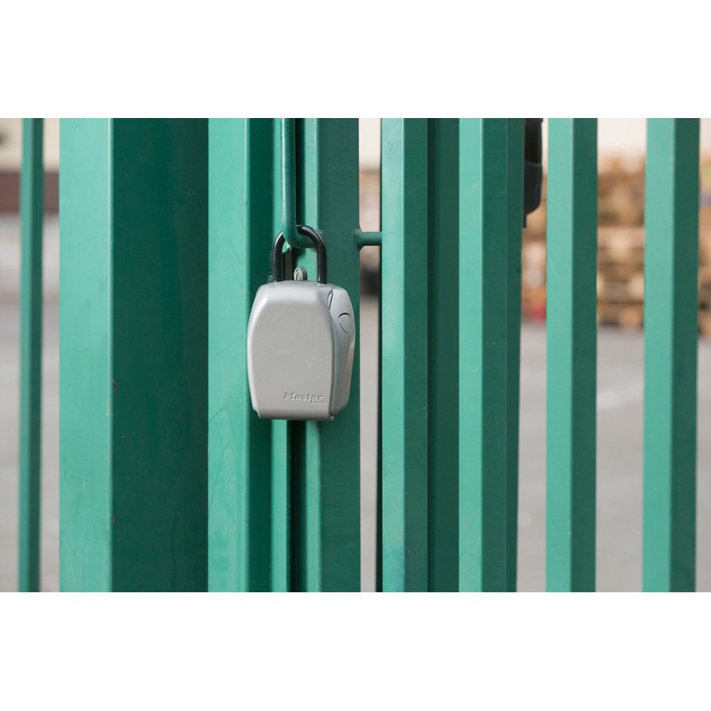 Master Lock 5414eurd Caja Portallaves Y Organizador Plástico, Vinilo, Zinc Gris
