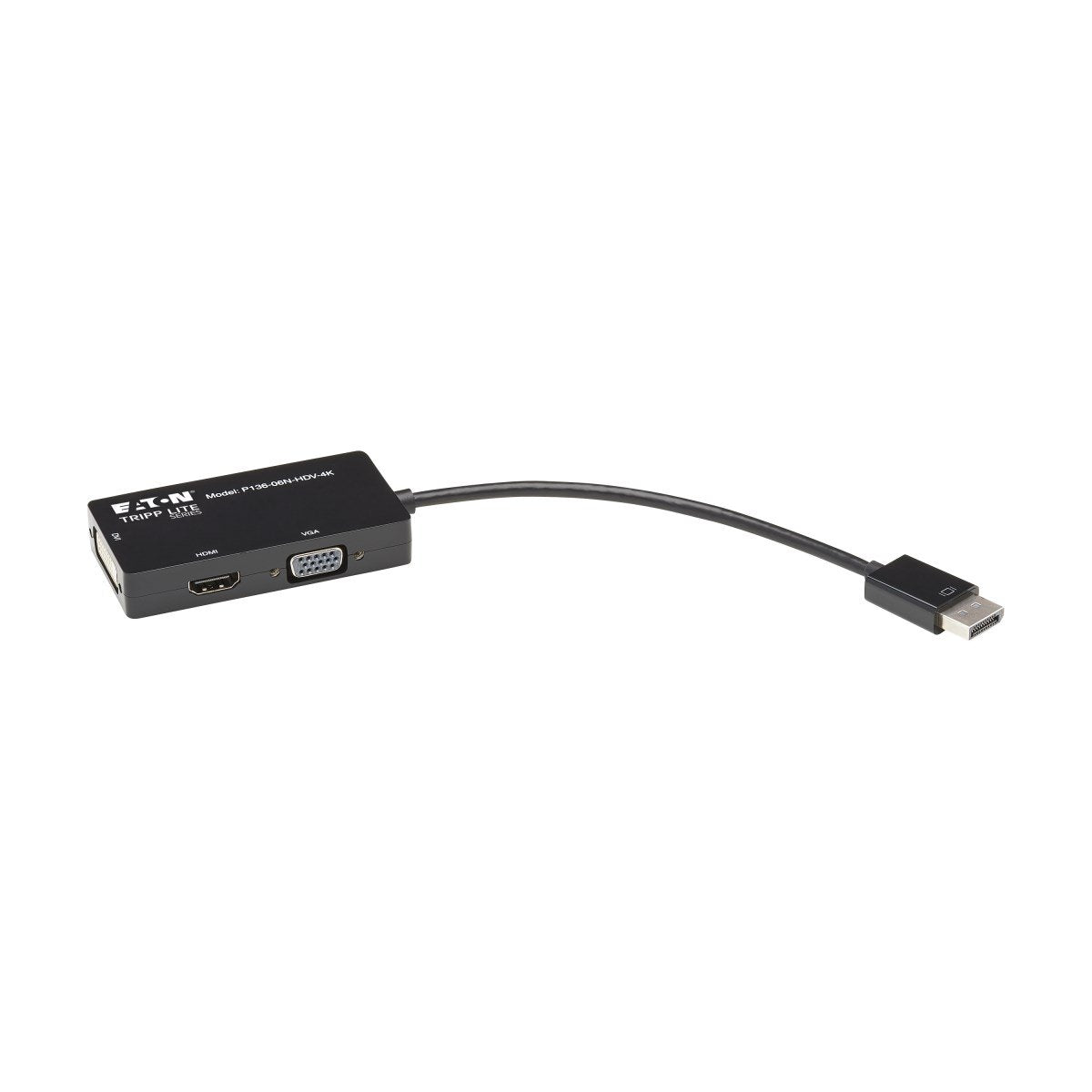 EAN 0037332190840 - Tripp Lite P136-06N-HDV-4K base para portátil y replicador de puertos Negro imagen 4