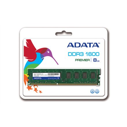 Adata Ddr3 Adata Premier 8gb 1600mhz Cl11 1.35v Addu1600w8g11-S